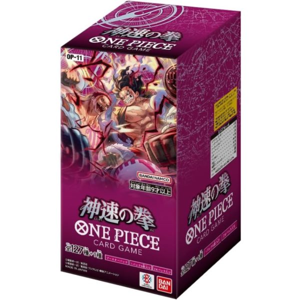 ONE PIECE CARD GAME "A FIST OF DIVINE SPEED [OP-11]" Box