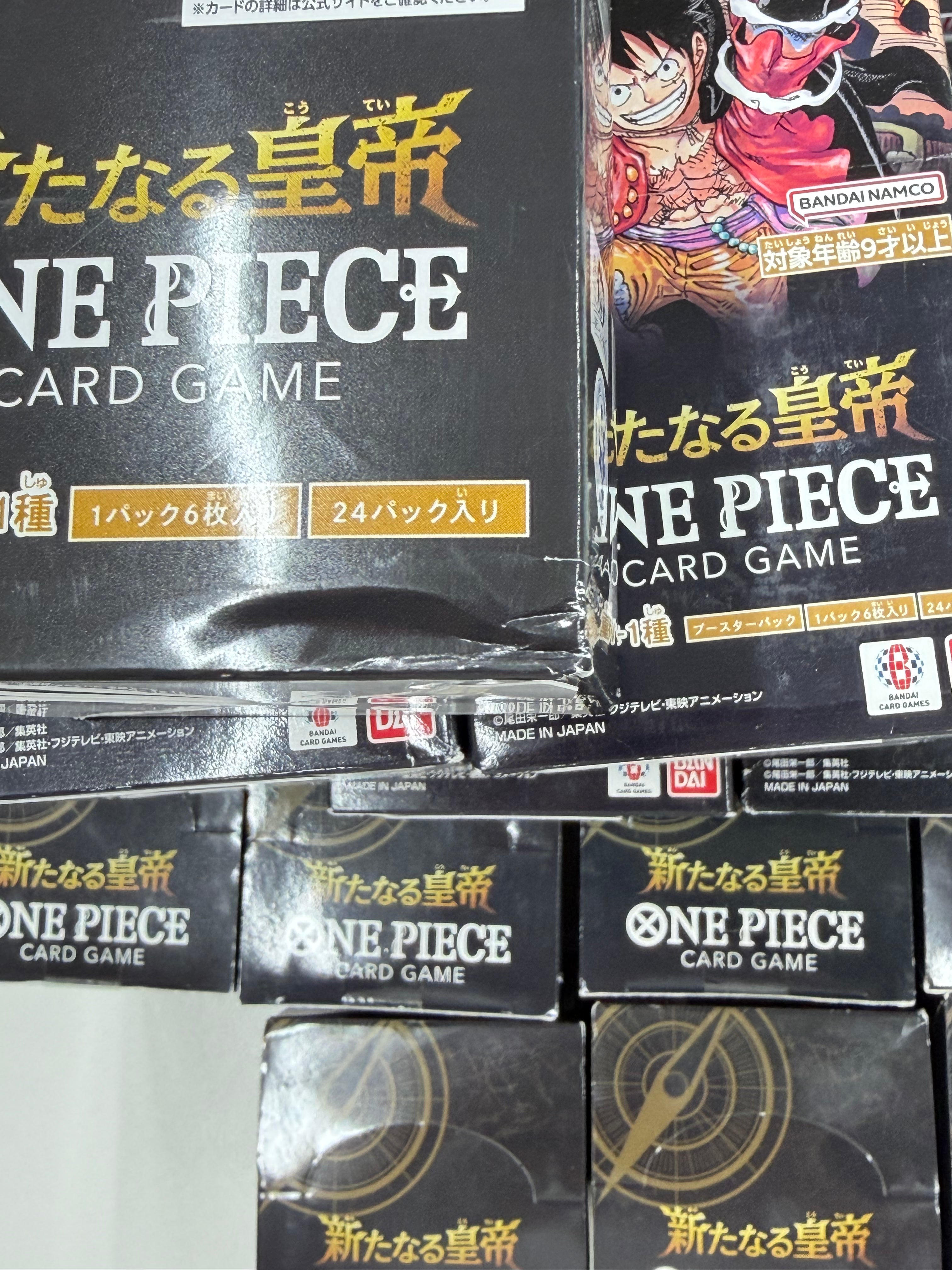 ONE PIECE CARD GAME "EMPERORS IN THE NEW WORLD [OP-09]" Damaged Box