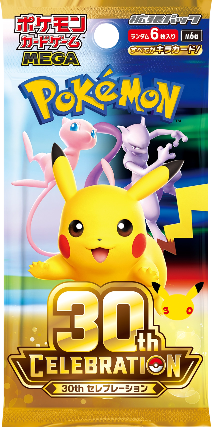 Pokemon Card Game MEGA 30th CELEBRATION booster pack [M6a]